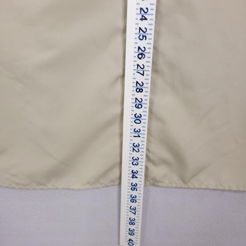 AFTCO Shirt Mens 2XL Tan Short Sleeve Fishing Vented Button Front Polyester - Picture 5 of 10